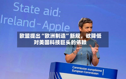 欧盟提出“欧洲制造”新规，欲降低对美国科技巨头的依赖